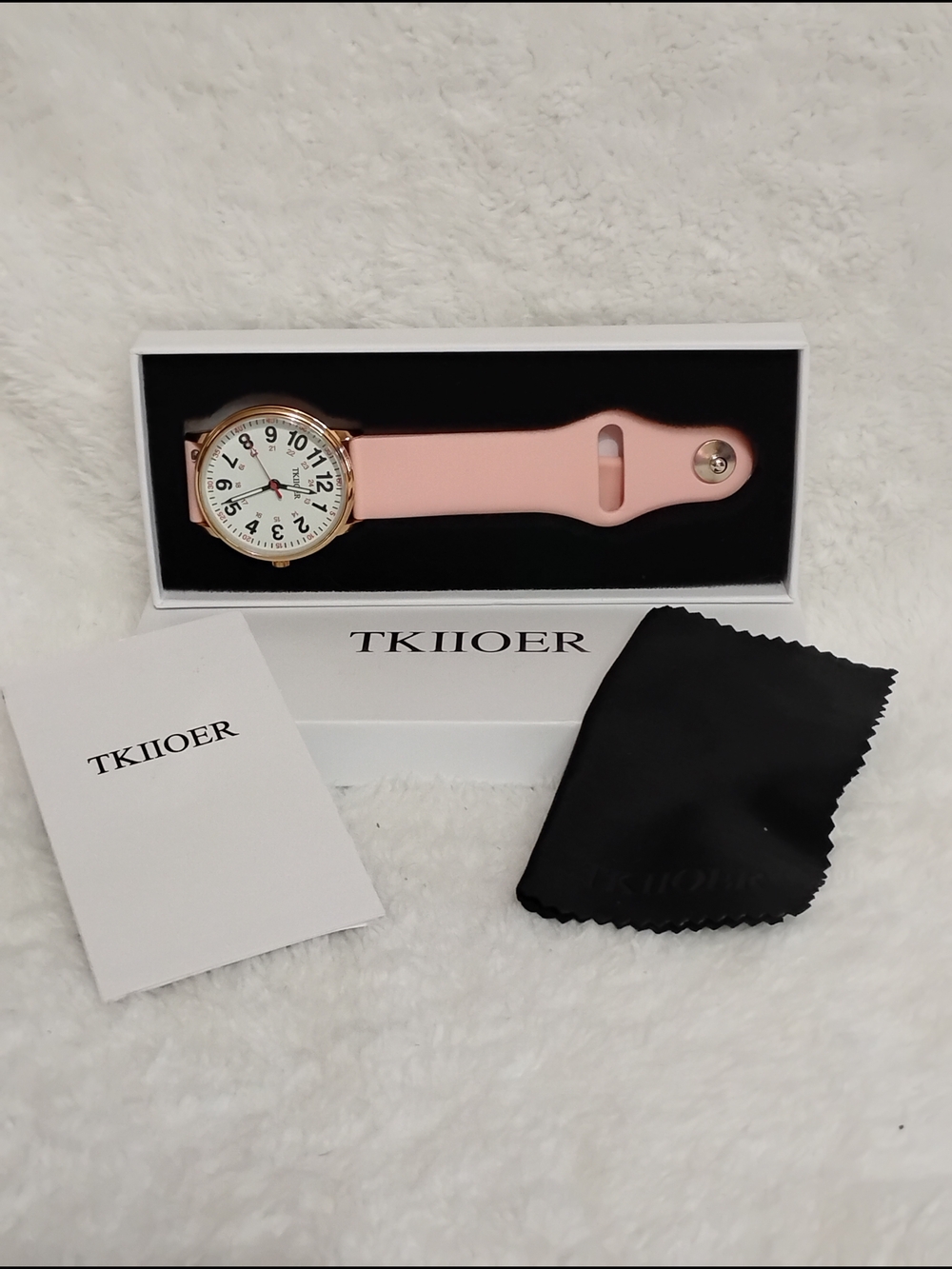 TKIIOER Watch for Nurse Medical Professionals Students Waterproof Easy Read Dial
